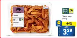 Lidl Shoarma aanbieding