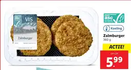 Lidl Zalmburger aanbieding