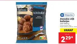Lidl Zweedse stijl balletjes aanbieding