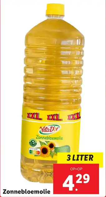 Lidl Zonnebloemolie aanbieding