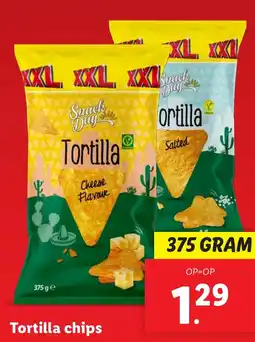 Lidl Tortilla chips aanbieding