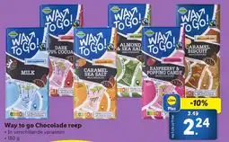 Lidl Way to go Chocolade reep aanbieding