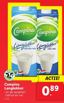 Lidl Campina Langlekker aanbieding