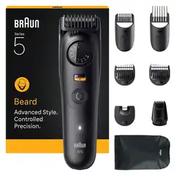 MediaMarkt BRAUN baardtrimmer BT 5560 Baardtrimmer Zwart aanbieding