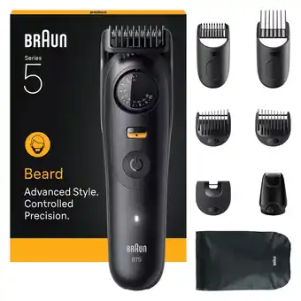 MediaMarkt BRAUN baardtrimmer BT 5560 Baardtrimmer Zwart aanbieding