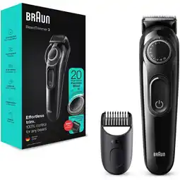 Bol.com Braun Baardtrimmer 3 BT3324 Baardtrimmer Voor Mannen Haartrimmer Voor Gezicht Haar aanbieding
