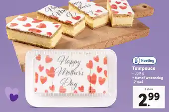 Lidl Tompouce aanbieding