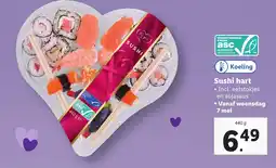 Lidl Sushi hart aanbieding