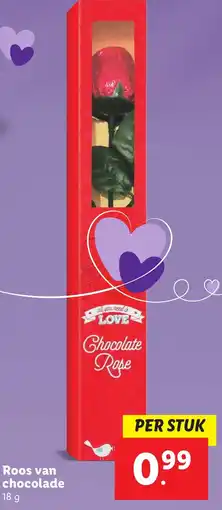 Lidl Roos van chocolade aanbieding