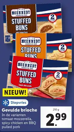 Lidl Gevulde brioche aanbieding