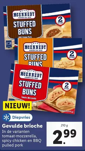 Lidl Gevulde brioche aanbieding
