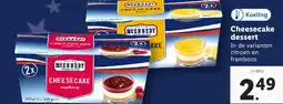 Lidl Cheesecake dessert aanbieding