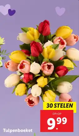 Lidl Tulpenboeket aanbieding