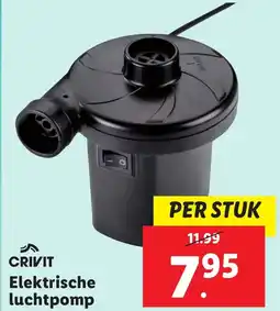 Lidl CRIVIT Elektrische luchtpomp aanbieding