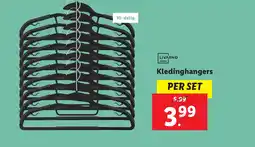 Lidl Kledinghangers aanbieding