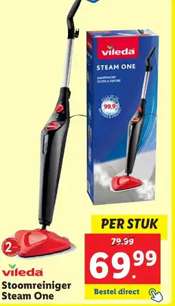 Lidl Stoomreiniger Steam One aanbieding
