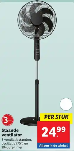 Lidl Staande ventilator aanbieding