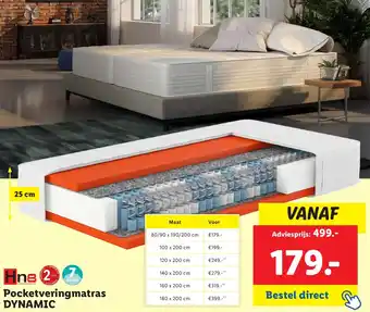 Lidl Pocketveringmatras DYNAMIC aanbieding