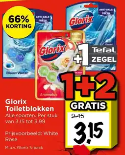 Vomar Voordeelmarkt Glorix Toiletblokken aanbieding