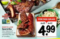Vomar Voordeelmarkt Spareribs aanbieding
