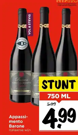 Vomar Voordeelmarkt Appassi mento Barone aanbieding