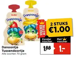 Vomar Voordeelmarkt Danoontje Tussendoortje aanbieding