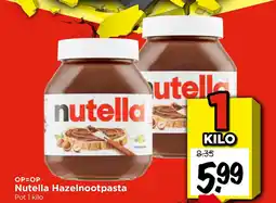 Vomar Voordeelmarkt Nutella Hazelnootpasta aanbieding
