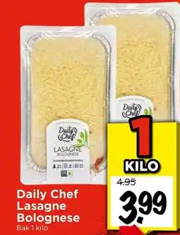 Vomar Voordeelmarkt Daily Chef Lasagne Bolognese aanbieding