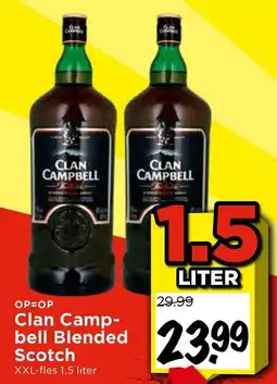 Vomar Voordeelmarkt Clan Camp bell Blended Scotch aanbieding