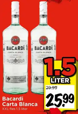 Vomar Voordeelmarkt Bacardi Carta Blanca aanbieding
