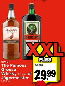 Vomar Voordeelmarkt The Famous Grouse Whisky of Jägermeister aanbieding