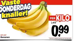 Vomar Voordeelmarkt Bananen aanbieding
