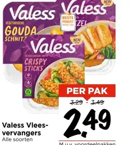 Vomar Voordeelmarkt Valess Vlees vervangers aanbieding