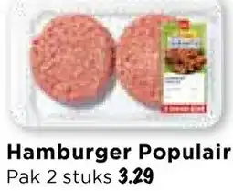 Vomar Voordeelmarkt Hamburger Populair aanbieding
