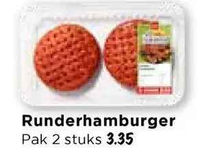 Vomar Voordeelmarkt Runderhamburger aanbieding