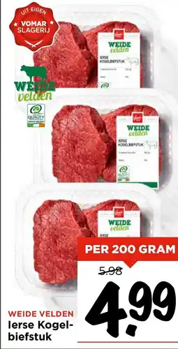Vomar Voordeelmarkt lerse Kogel biefstuk aanbieding
