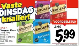 Vomar Voordeelmarkt Vergeer Kaas aanbieding