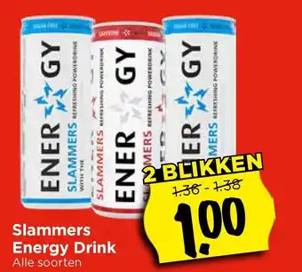 Vomar Voordeelmarkt Slammers Energy Drink aanbieding