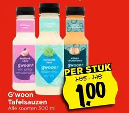 Vomar Voordeelmarkt G'woon Tafelsauzen aanbieding