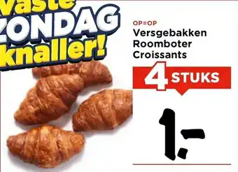 Vomar Voordeelmarkt Versgebakken roomboter croissants aanbieding