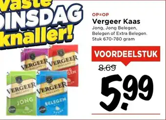 Vomar Voordeelmarkt Vergeer Kaas aanbieding