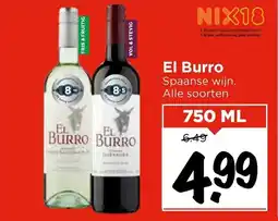 Vomar Voordeelmarkt El Burro aanbieding