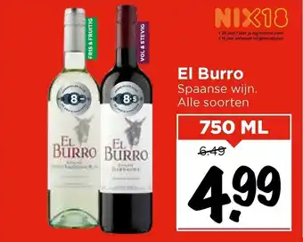 Vomar Voordeelmarkt El Burro aanbieding