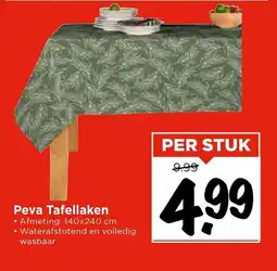 Vomar Voordeelmarkt Peva Tafellaken aanbieding