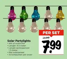 Vomar Voordeelmarkt Solar Partylights aanbieding