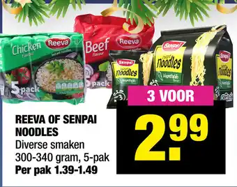 Big Bazar Reeva of Senpai noodles aanbieding