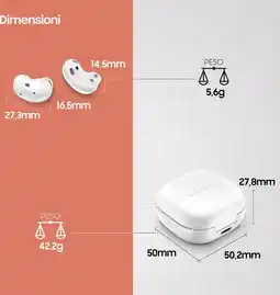 Bol.com Samsung Galaxy Buds Live - Draadloze oordopjes - Noise Cancelling - Wit aanbieding