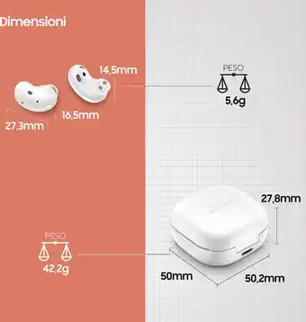 Bol.com Samsung Galaxy Buds Live - Draadloze oordopjes - Noise Cancelling - Wit aanbieding