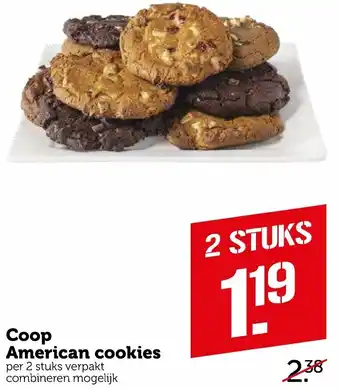 Coop Coop Americain cookies aanbieding