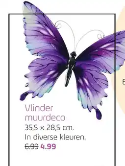Coppelmans Vlinder muurdeco aanbieding
